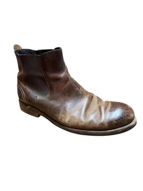 Wolverine 1000 Ml Men's Brown Distressed Leather Chelsea Slip On Boots Size 8.5